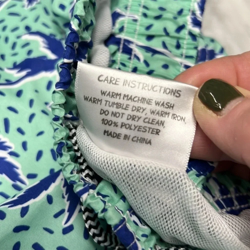 Men's Boardies Palm Tree Print Swim Trunks